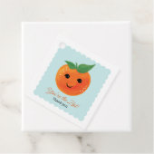 リトルかわいこちゃんオレンジサンキューメッセージカード フェイバータグ (インサイチュ)