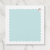 リトルかわいこちゃんオレンジサンキューメッセージカード フェイバータグ (裏面)