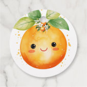 リトルかわいこちゃんオレンジシトラスベビーシャワー フェイバータグ (裏面)