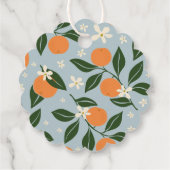 リトルかわいこちゃんオレンジシトラスベビーシャワー フェイバータグ (裏面)