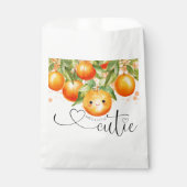 リトルかわいこちゃんオレンジシトラスベビーシャワー フェイバーバッグ (正面)
