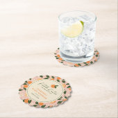 リトルかわいこちゃんオレンジシトラスベビーシャワー ペーパーコースター (インサイチュ)