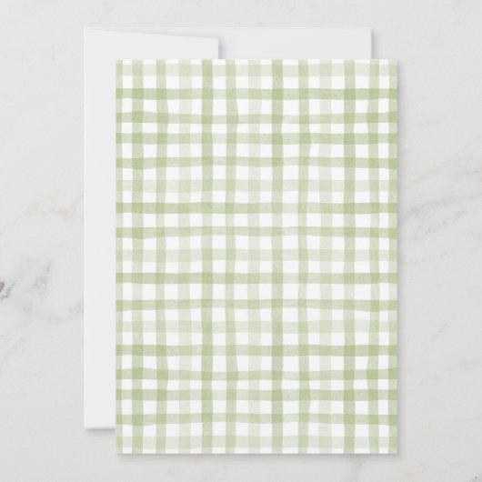 リトルかわいこちゃんオレンジシトラスベビーシャワー 招待状 (裏面)