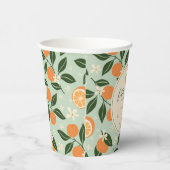 リトルかわいこちゃんオレンジシトラスベビーシャワー 紙コップ (右)