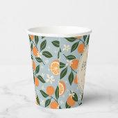 リトルかわいこちゃんオレンジシトラスベビーシャワー 紙コップ (右)