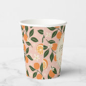 リトルかわいこちゃんオレンジシトラスベビーシャワー 紙コップ (右)