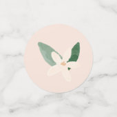 リトルかわいこちゃんオレンジシトラスボタニカルベビーブシャワー コンフェッティ (スモール正面)