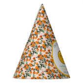 リトルかわいこちゃんオレンジシトラス1st誕生日 パーティーハット (左)