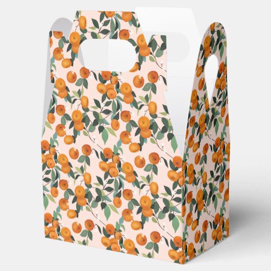 リトルかわいこちゃんオレンジシトラス1st誕生日 フェイバーボックス (オープン)