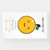 リトルかわいこちゃんオレンジシトラス1st誕生日 横断幕 (横)