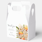 リトルかわいこちゃんオレンジタンジェリンベビーシャワーシトラス フェイバーボックス (オープン)