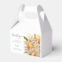 リトルかわいこちゃんオレンジタンジェリンベビーシャワーシトラス フェイバーボックス