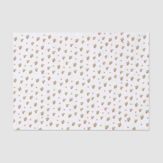 リトルかわいこちゃんオレンジティッシュペーパー 薄葉紙 (正面)