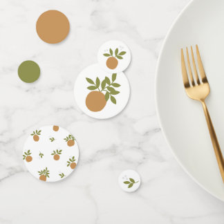 リトルかわいこちゃんオレンジテーブル紙吹雪 コンフェッティ