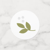 リトルかわいこちゃんオレンジテーブル紙吹雪 コンフェッティ (スモール正面)