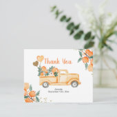 リトルかわいこちゃんオレンジトラックサンキューカード サンキューカード (スタンド正面)
