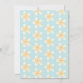 リトルかわいこちゃんオレンジニュートラル誕生日招待状 招待状 (裏面)