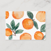 リトルかわいこちゃんオレンジブックスベビーカード エンクロージャーカード (裏面)