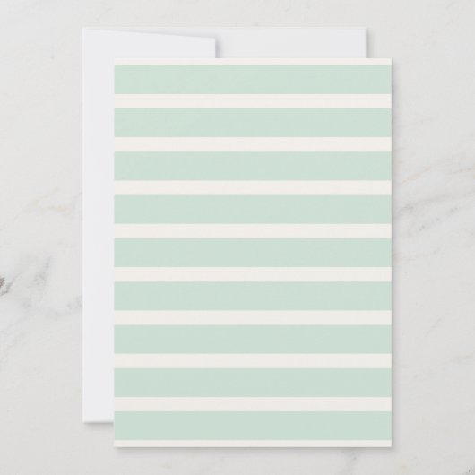 リトルかわいこちゃんオレンジベビーシャワー招待状 招待状 (裏面)