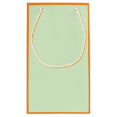 リトルかわいこちゃんオレンジベビーシャワー スモールペーパーバッグ (裏面)