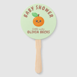 リトルかわいこちゃんオレンジベビーシャワー ハンドファン