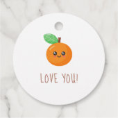 リトルかわいこちゃんオレンジベビーシャワー フェイバータグ (裏面)