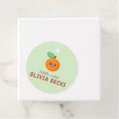 リトルかわいこちゃんオレンジベビーシャワー フェイバータグ (インサイチュ)