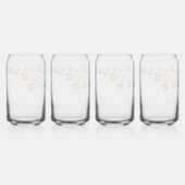 リトルかわいこちゃんオレンジ男女兼用色ベビーシャワー ガラス缶 (裏面)