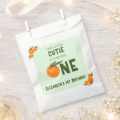 リトルかわいこちゃんオレンジ第1誕生日 フェイバーバッグ (クリップ留めされた状態)