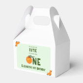 リトルかわいこちゃんオレンジ第1誕生日 フェイバーボックス (正面サイド)