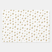 リトルかわいこちゃんオレンジ紙シートセット ラッピングペーパーシート (正面2)