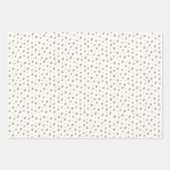 リトルかわいこちゃんオレンジ紙シートセット ラッピングペーパーシート (正面)