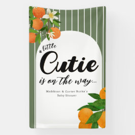 リトルかわいこちゃんオレンジ赤ちゃんシャワー – マーケオーガニックット 横断幕