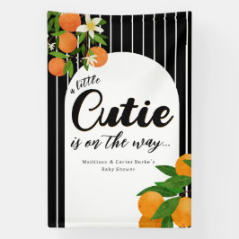 リトルかわいこちゃんオレンジ赤ちゃんシャワー – マーケオーガニックット 横断幕