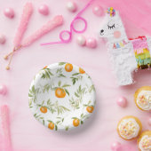 リトルかわいこちゃんオンザウェイオレンジ柑橘系ベビーシャワー ペーパーボウル (パーティー)