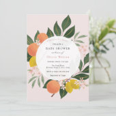 リトルかわいこちゃんガールベビーシャワー招待状 招待状 (スタンド正面)