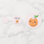 リトルかわいこちゃんガールベビーシャワー コンフェッティ (正面)