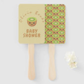 リトルかわいこちゃんキウイベビーシャワー ハンドファン (正面&裏面)