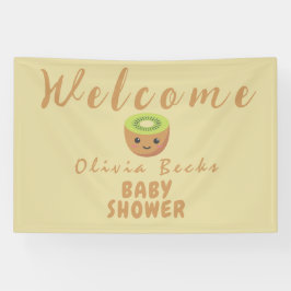 リトルかわいこちゃんキウイベビーシャワー 横断幕