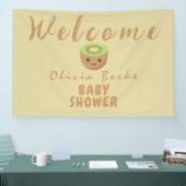 リトルかわいこちゃんキウイベビーシャワー 横断幕 (トレードショー)