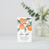 リトルかわいこちゃんクレメンチンおむつラッフルカード エンクロージャーカード (スタンド正面)