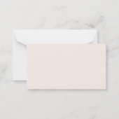 リトルかわいこちゃんクレメンチンガールおむつラッフル ノートカード (裏面)