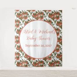 リトルかわいこちゃんクレメンチンニュートラルベビーシャワー タペストリー