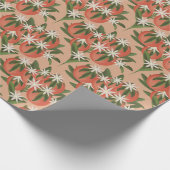 リトルかわいこちゃんクレメンチンピンク ラッピングペーパー (角)