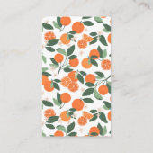 リトルかわいこちゃんクレメンチンベビーシャワーおむつラッフル エンクロージャーカード (裏面)