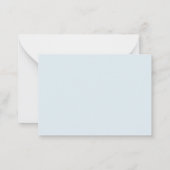 リトルかわいこちゃんクレメンチンベビーシャワーブックベビー ノートカード (裏面)