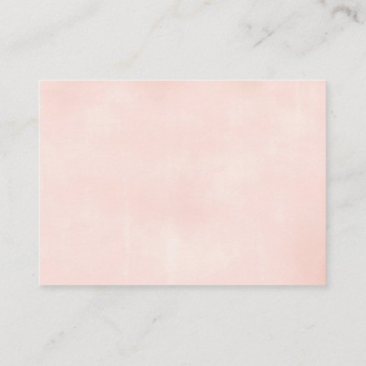 リトルかわいこちゃんクレメンチンベビーシャワーブックリクエスト エンクロージャーカード (裏面)