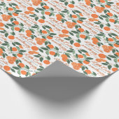 リトルかわいこちゃんクレメンチンベビーシャワーラッピング紙 ラッピングペーパー (角)