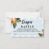 リトルかわいこちゃんクレメンチンボーイオムツラッフル ノートカード (正面)