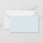 リトルかわいこちゃんクレメンチンボーイオムツラッフル ノートカード (裏面)